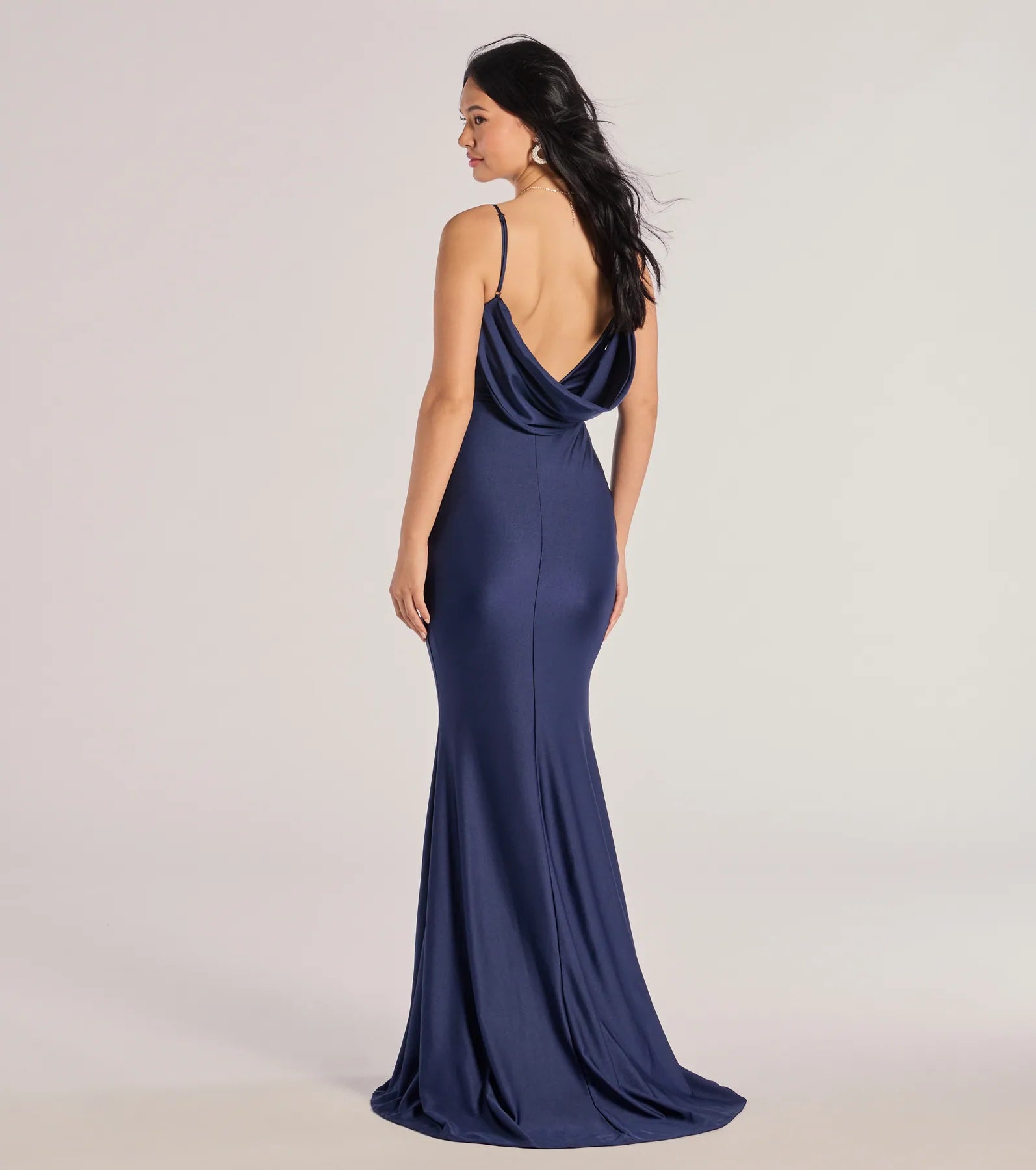 Ultimate Selena V-Neck Mermaid Evening Gown