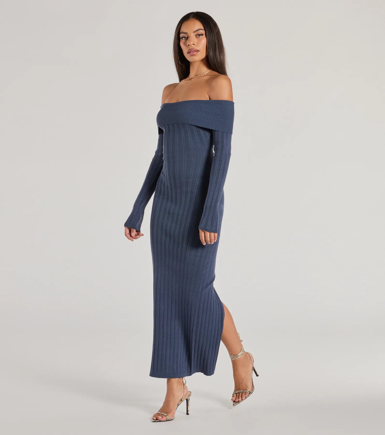 Ultimate Chic Off-The-Shoulder Maxi Dress