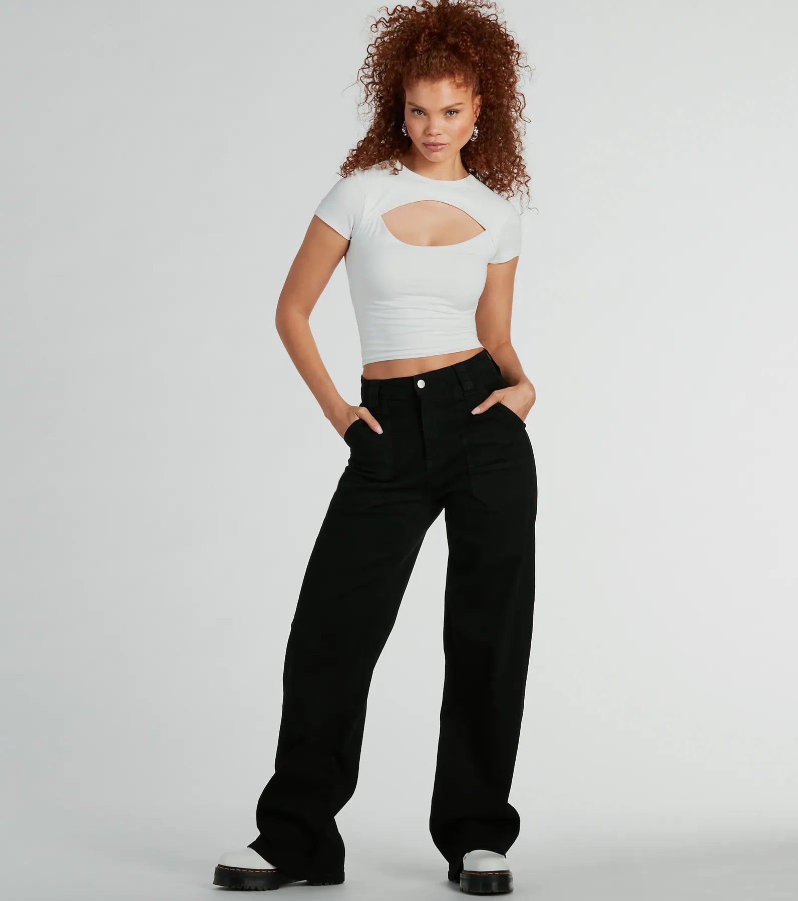 Ultimate Playful Vibes Cutout Crop Top - Upgrade Your Style