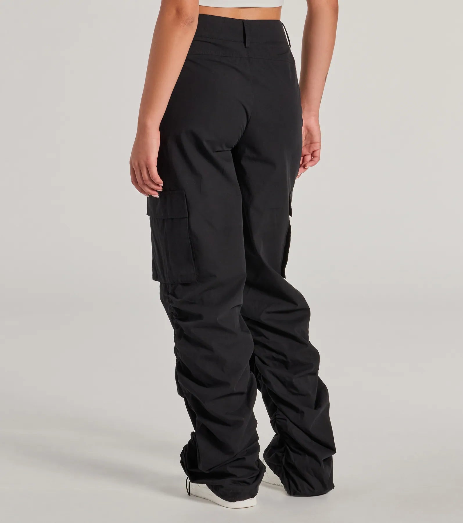 Premium Good Vibes Era Mid-Rise Twill Cargo Pants - Ultimate Comfort & Style