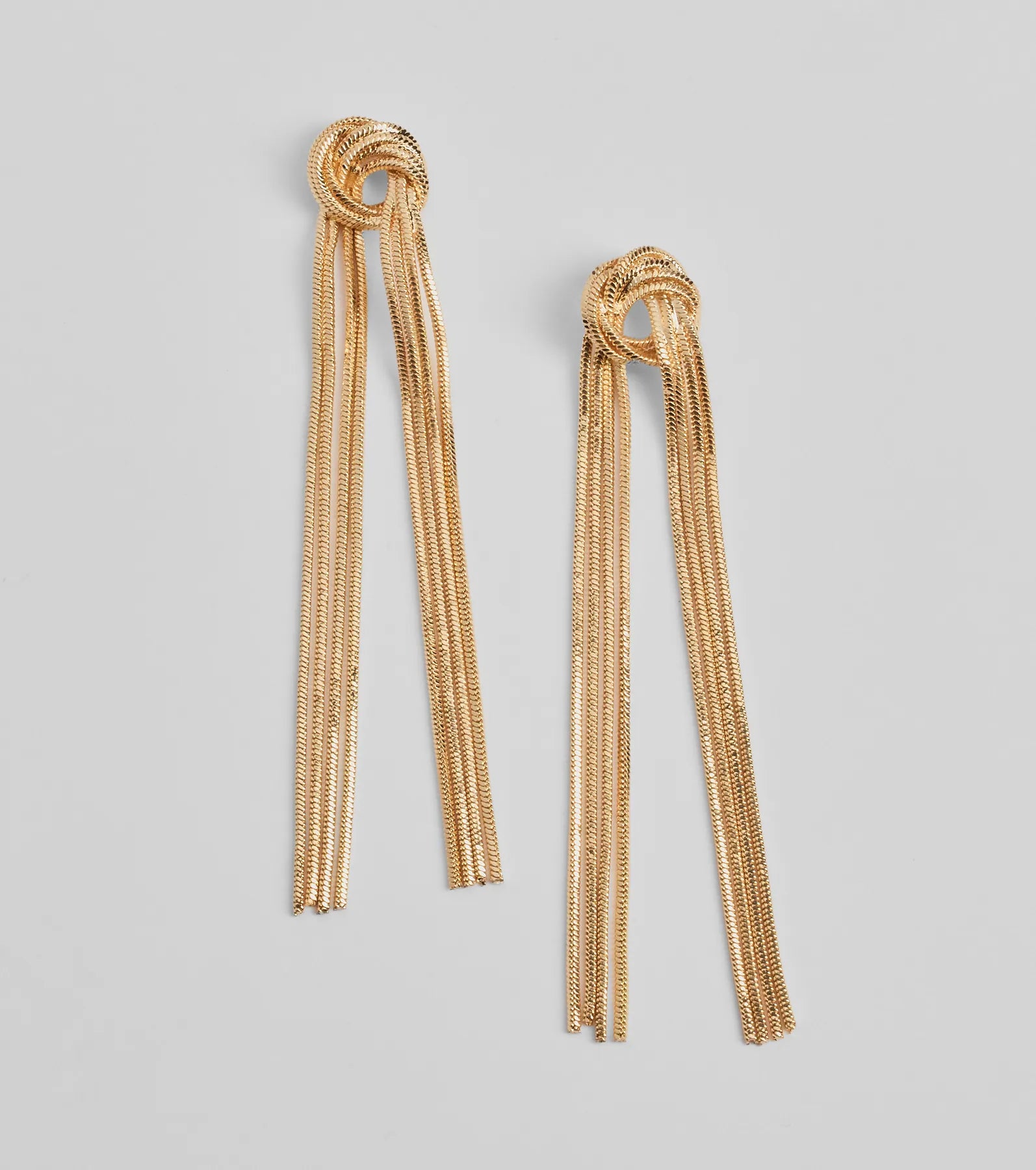 Premium Fierce Fringe Metal Earrings - Bold & Stylish