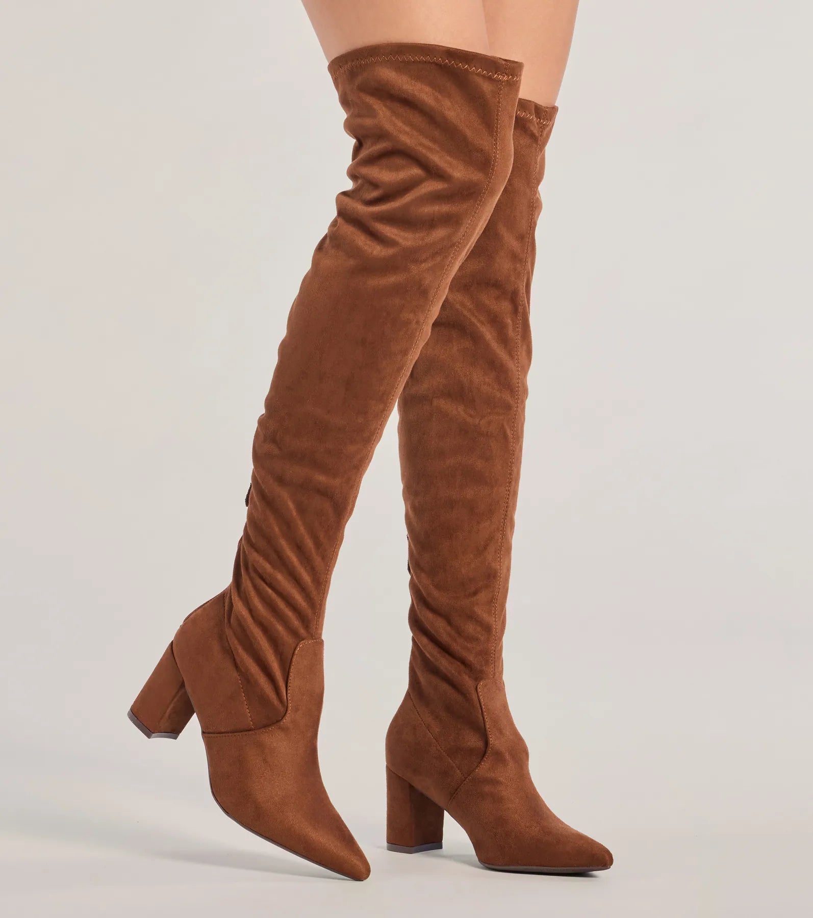 Premium Faux Suede Over-The-Knee Boots - Ultimate Style & Comfort