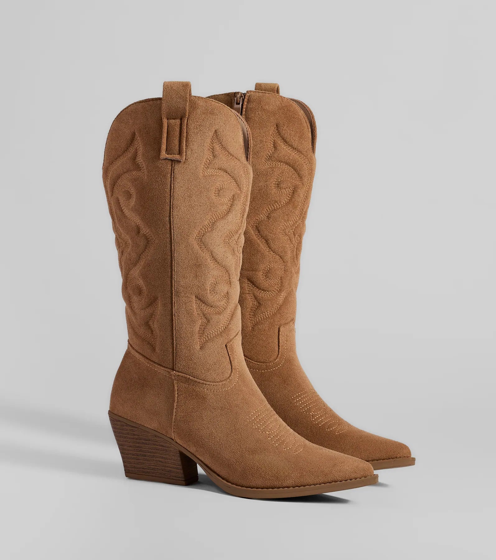 Premium Western Microsuede Cowboy Boots - Ultimate Country Style