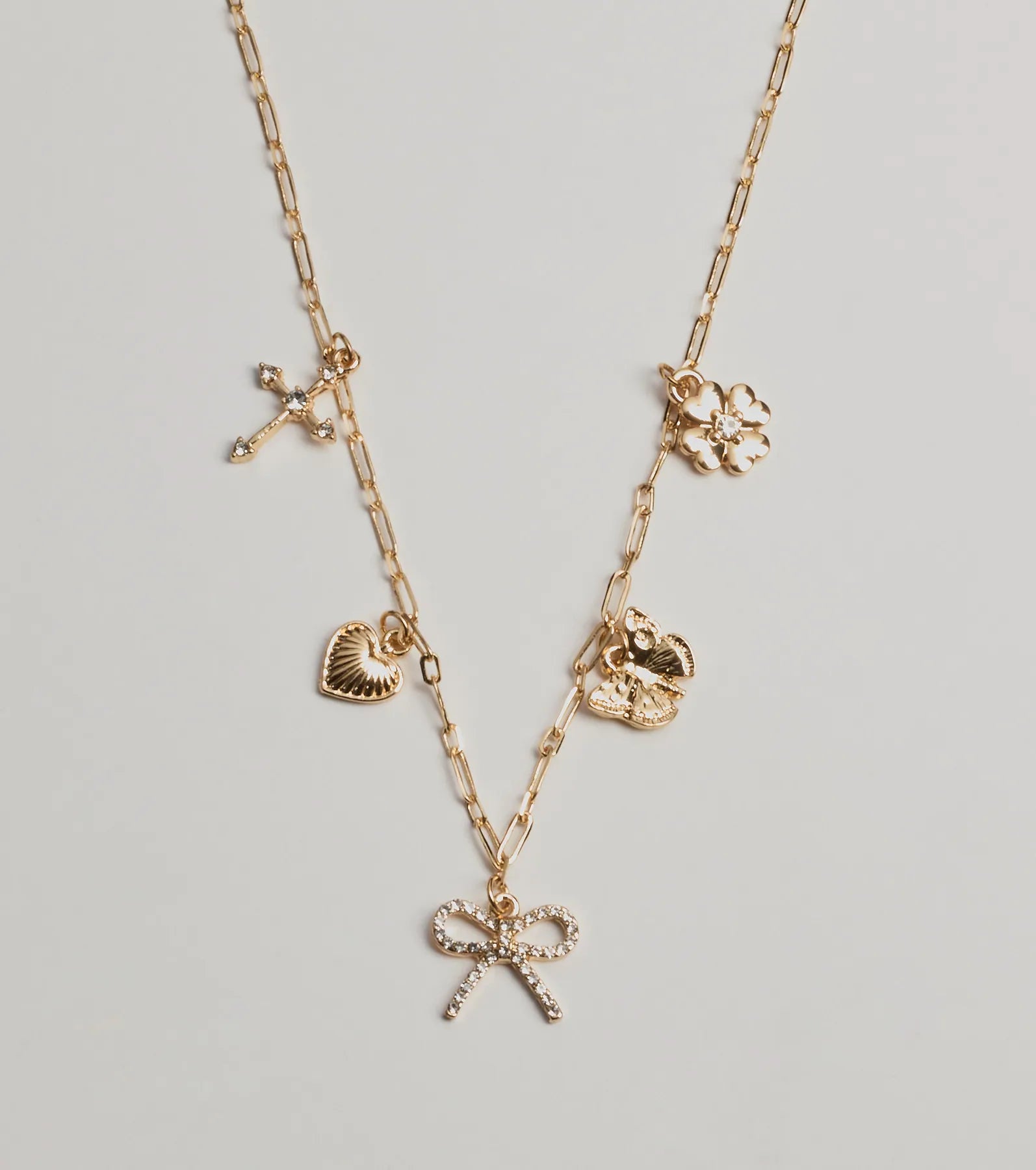 Ultimate Glam Multi-Charm Necklace: Elevate Your Style