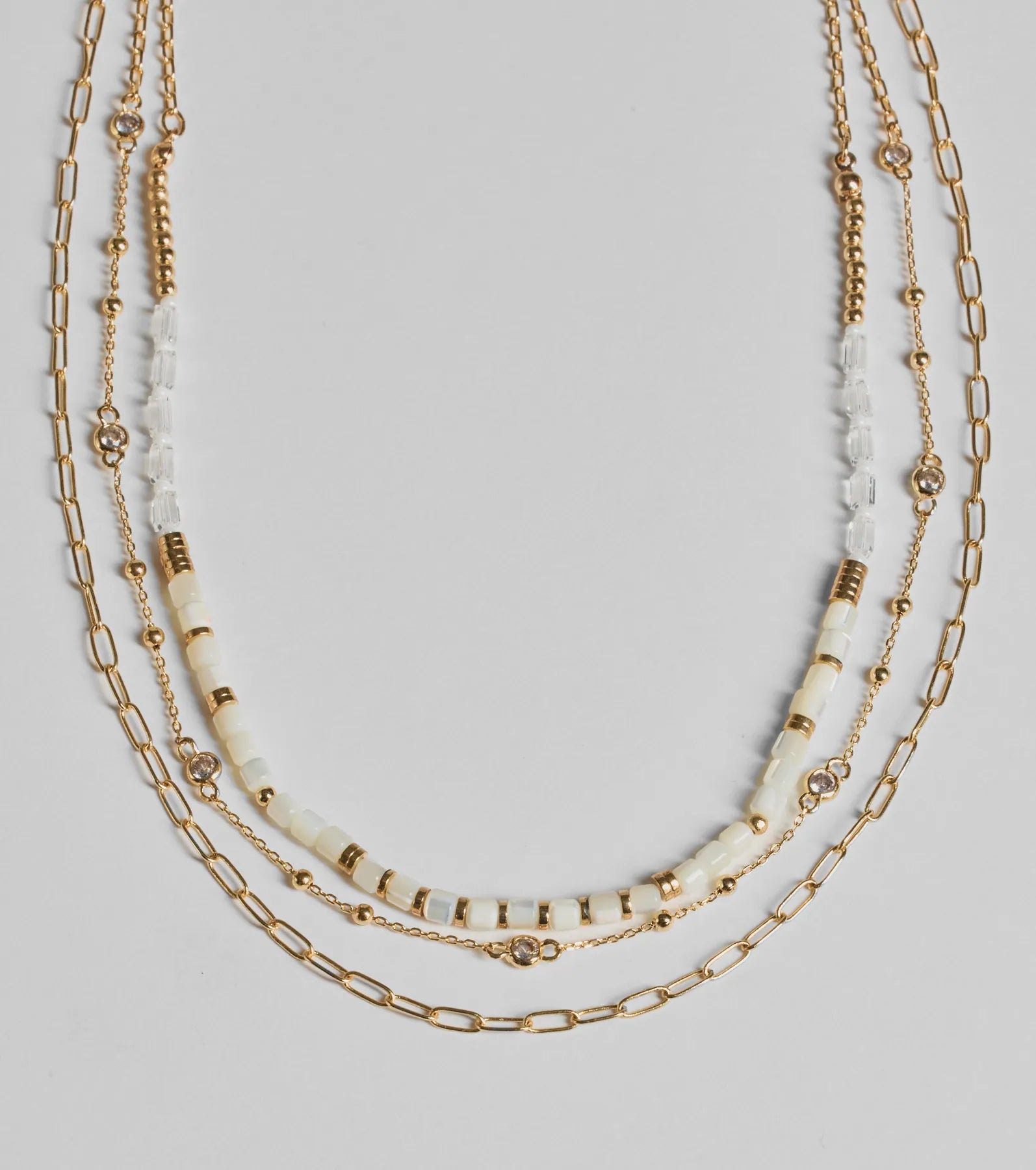 Ultimate Three-Way Layered Bead Necklace