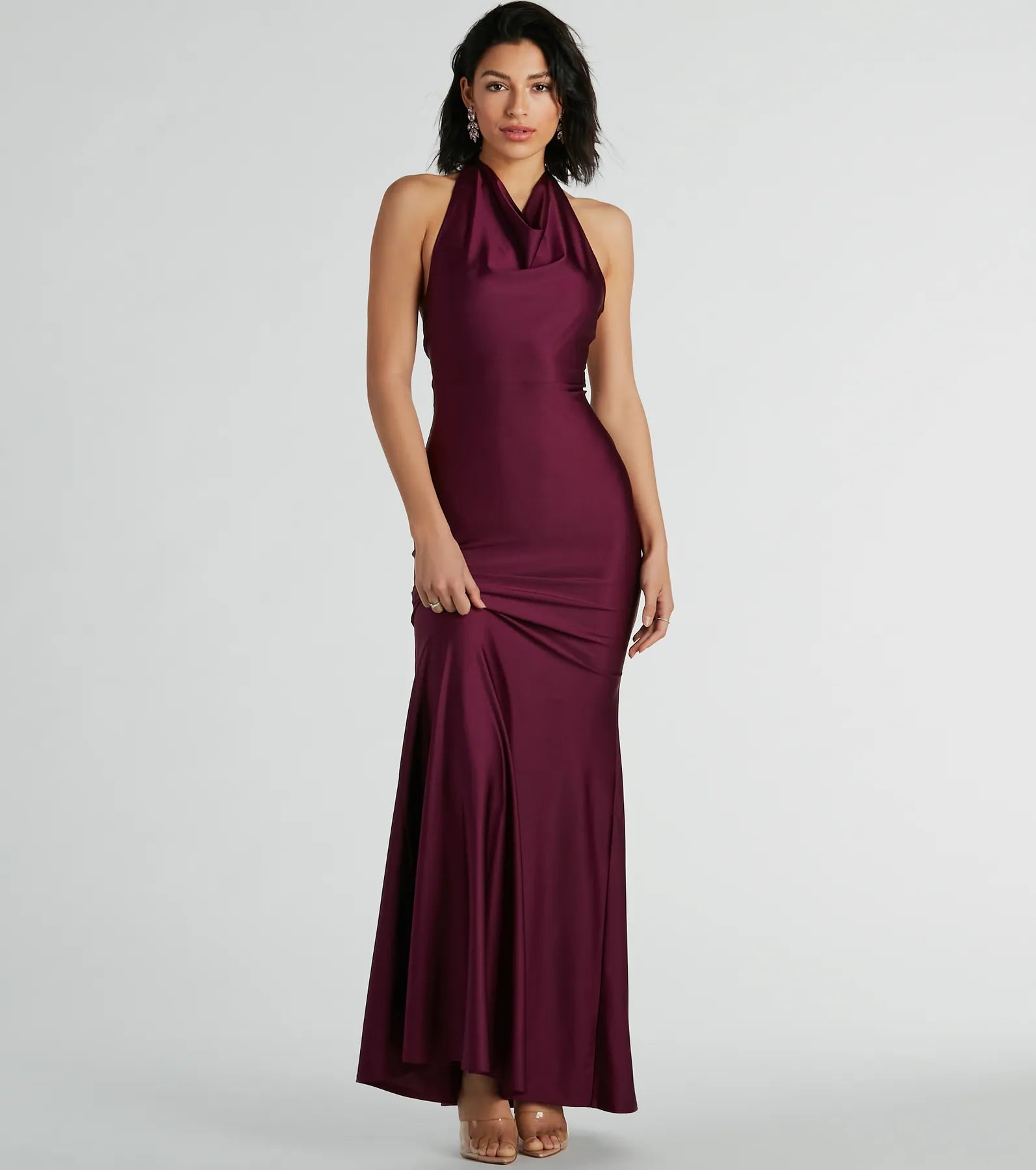 Premium Diane Elegant Halter Mermaid Gown