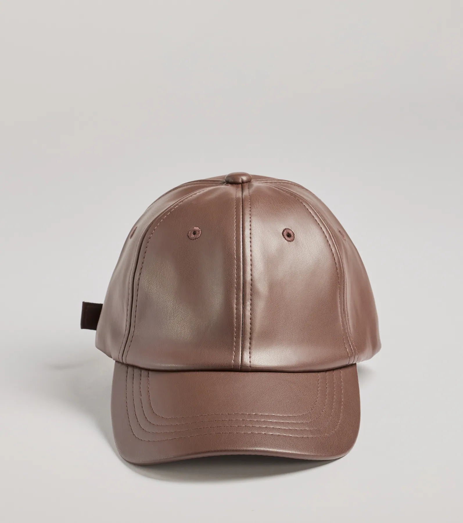 Premium Faux Leather Baseball Cap - Ultimate Chic Style