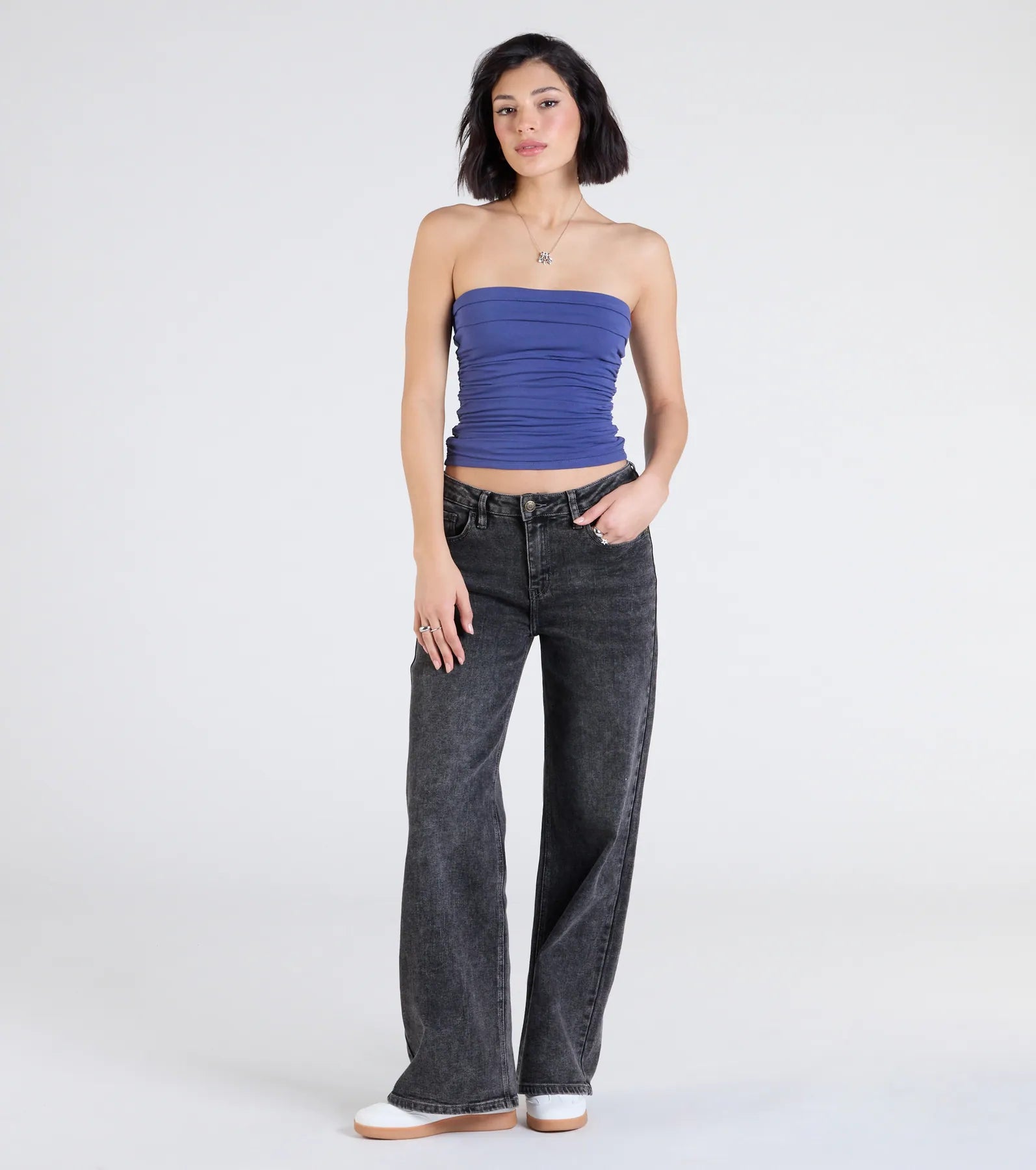 Ultimate Ruched Knit Tube Top - Flattering & Trendy