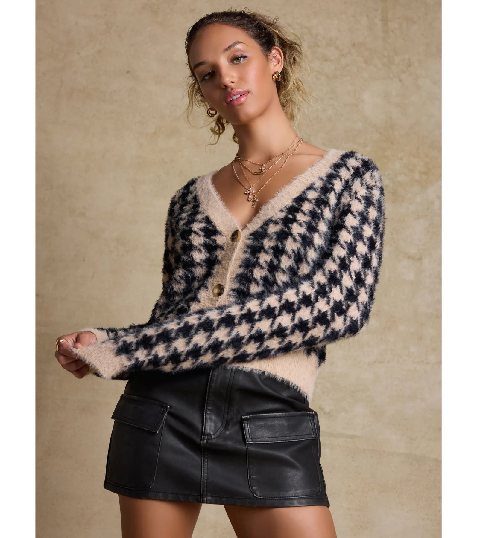 Ultimate Cool-Girl Faux Leather Cargo Mini Skirt