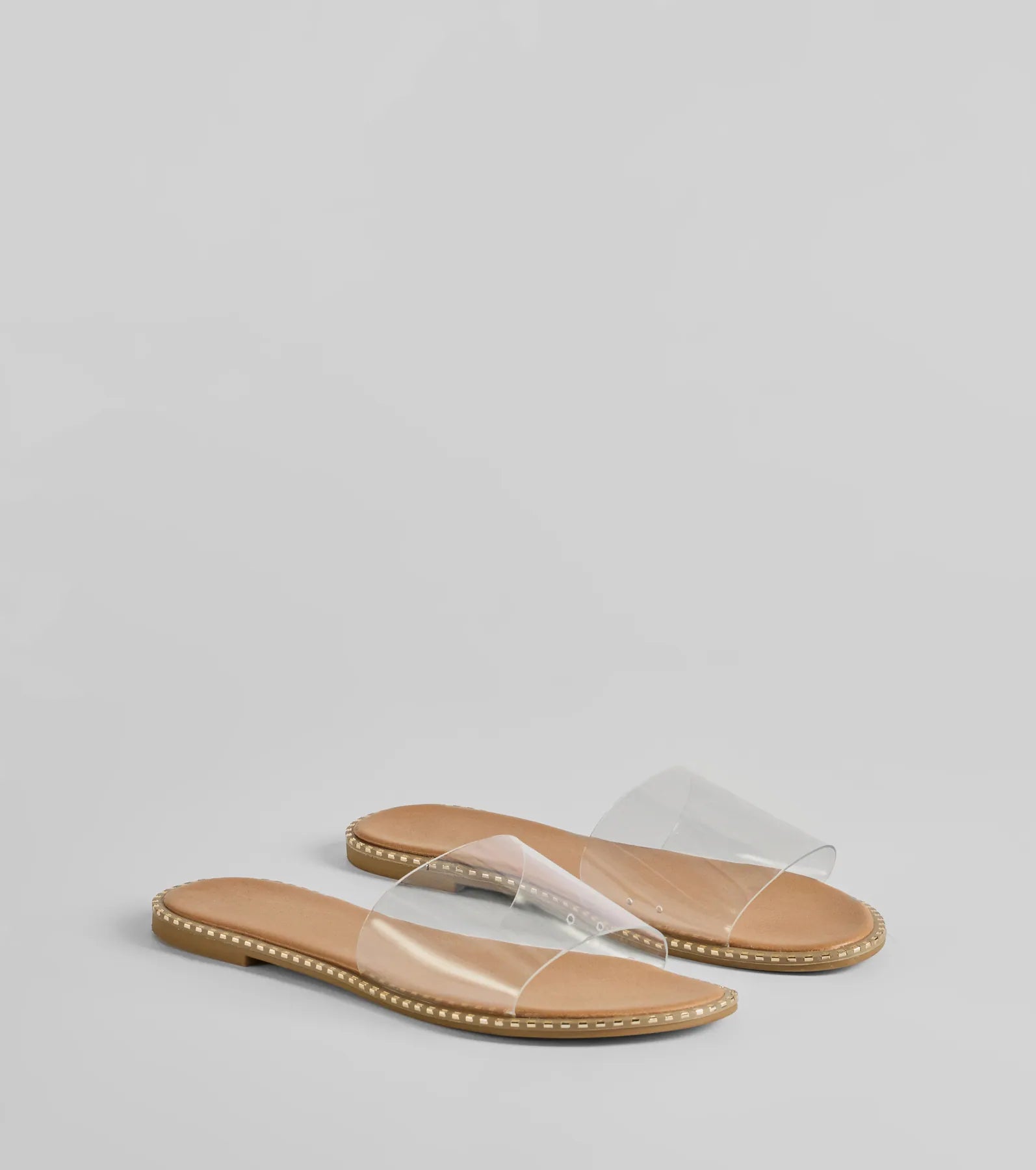 Ultimate Clear Obsession PVC Flat Sandals – Effortless Style Upgrade