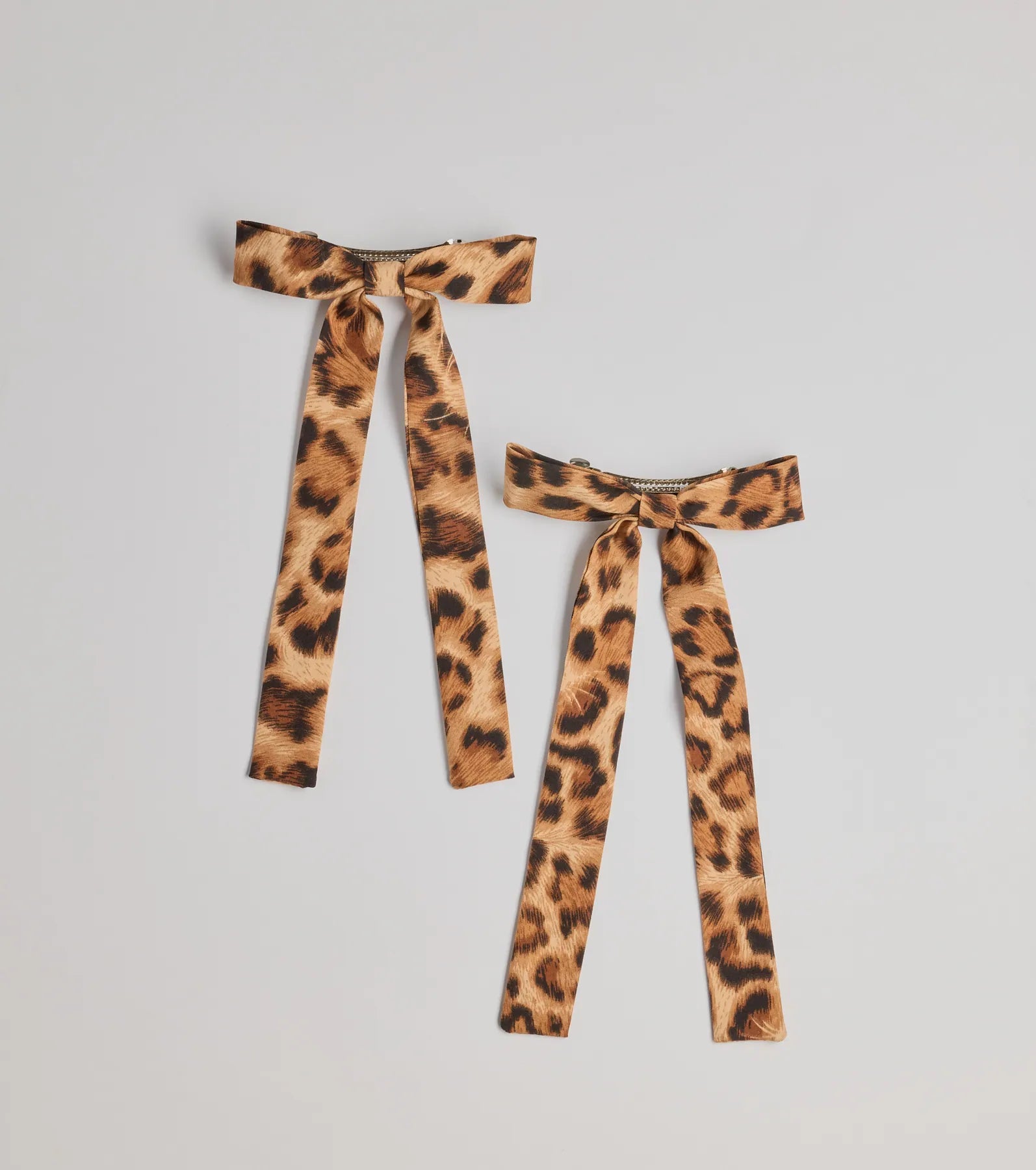 Ultimate Wild Glam Cheetah Print Bow Twin-Pack