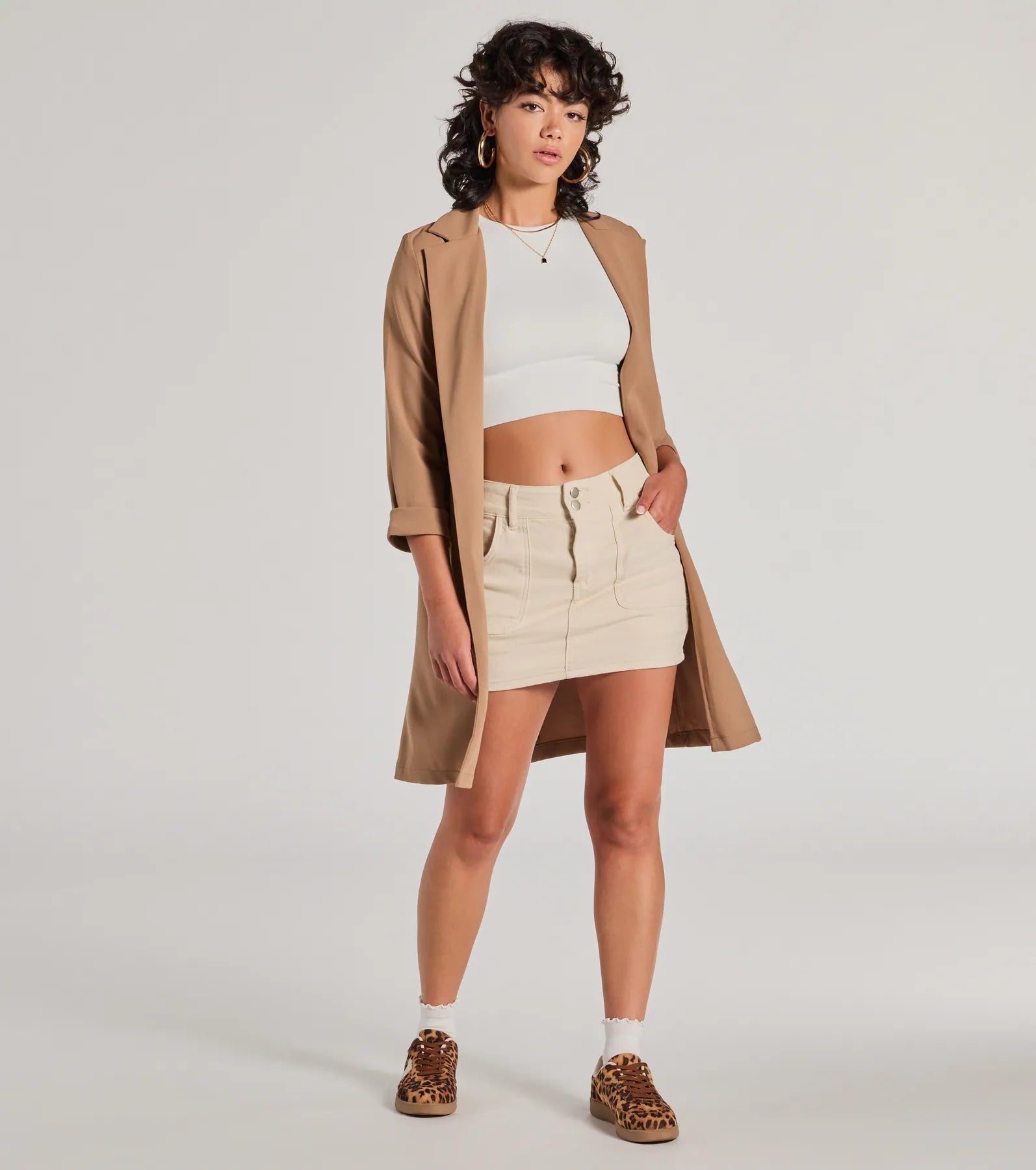 Premium Elevated Muse Crepe Longline Blazer - Ultimate Fall Staple