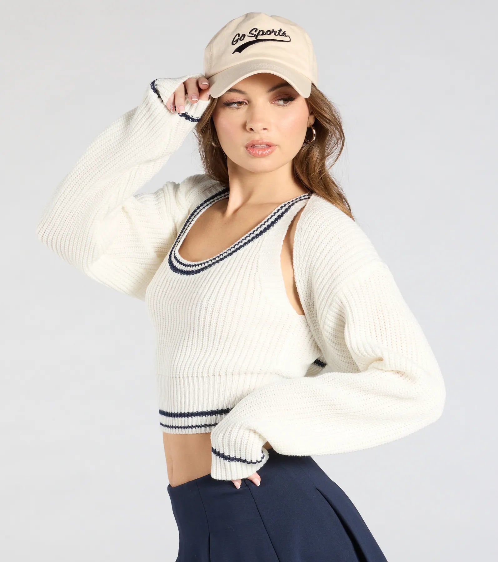 Premium Striped Knit Crop Bolero - Ultimate Style Upgrade