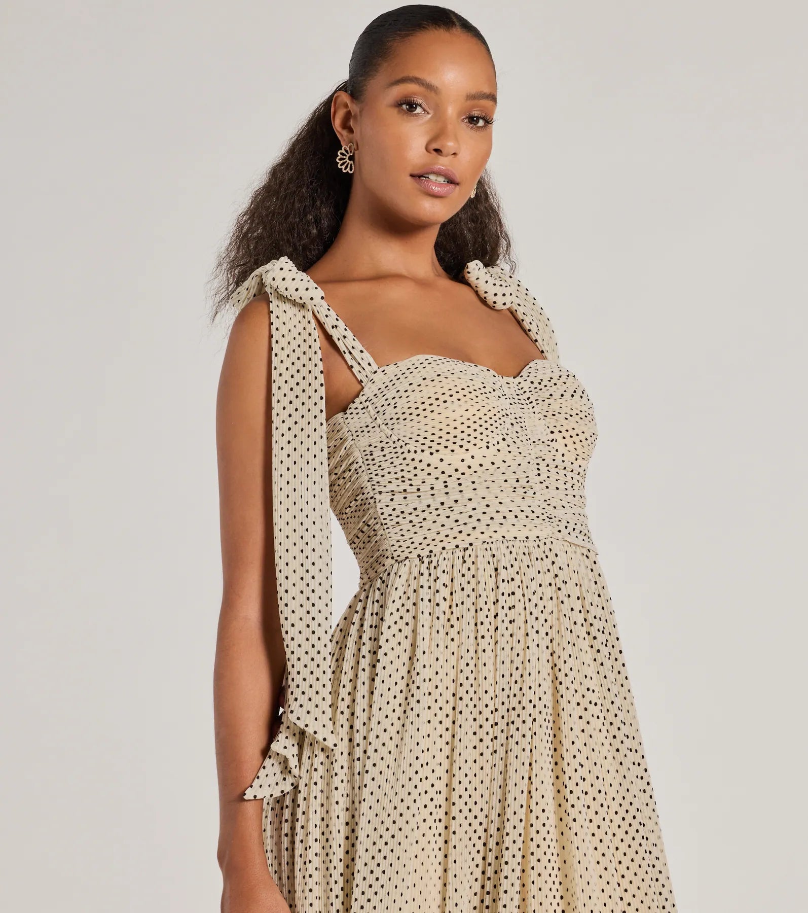 Premium Marnie Polka Dot Sweetheart Dress - Ultimate Formal Wear