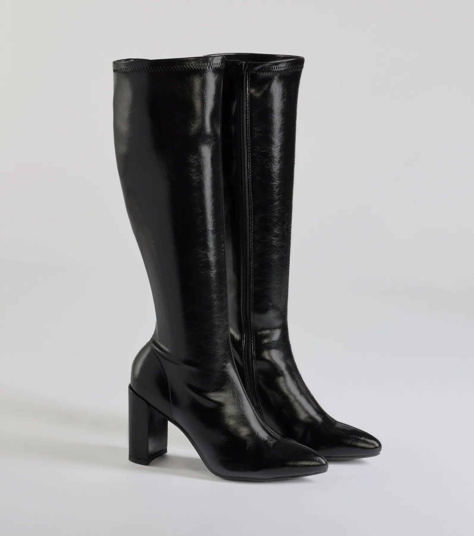 Premium Strut Faux Leather Boots - Ultimate Style Upgrade