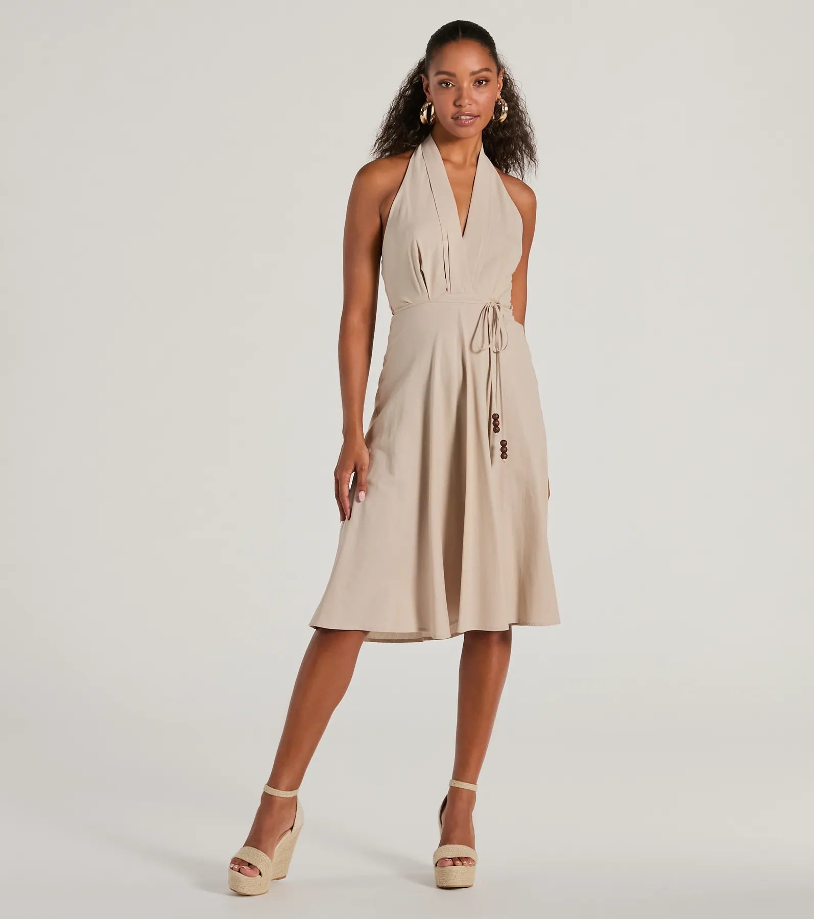 Ultimate Charm Halter A-Line Party Dress