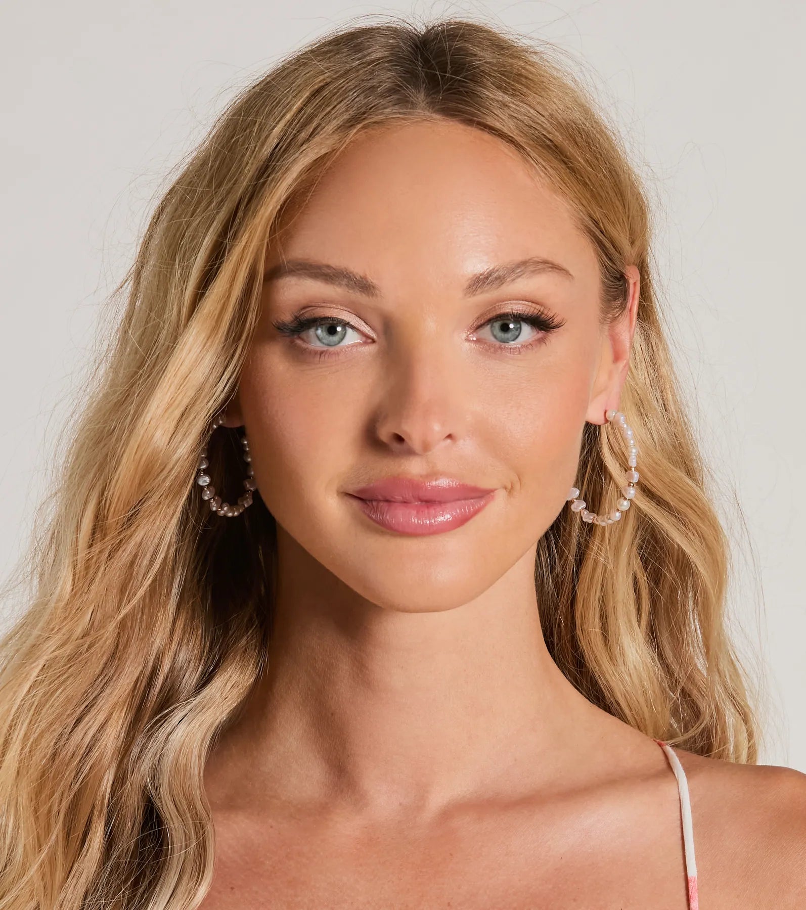 Ultimate Darling Faux Pearl Hoop Earrings - Elegant & Timeless