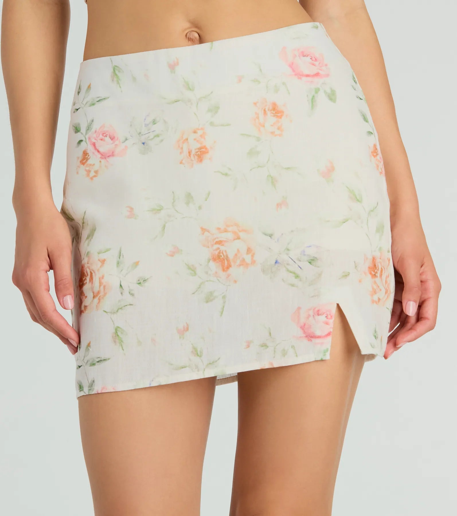 Ultimate Femme Floral High Waist Skort