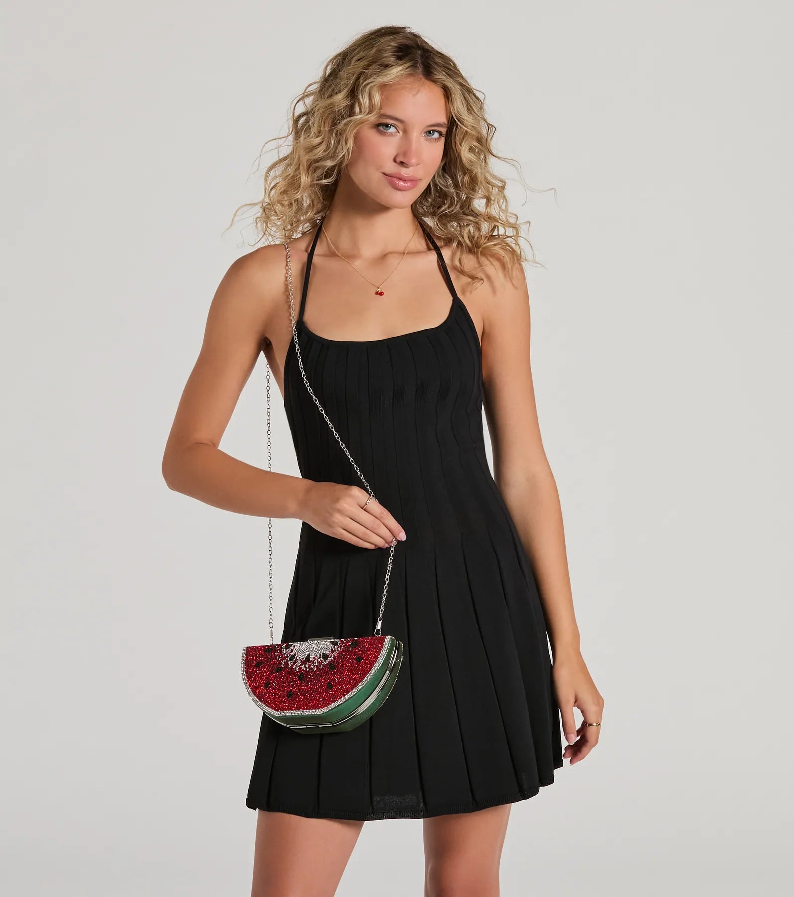 Ultimate Summer Style: Rhinestone Watermelon Clutch Bag