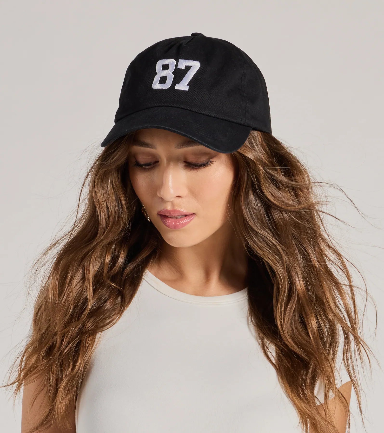 Premium Sporty Chic '87 Script Baseball Cap