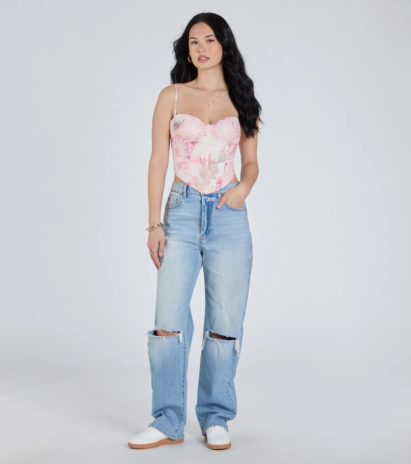 Ultimate Multi-Print Corset Top - Trendy & Supportive