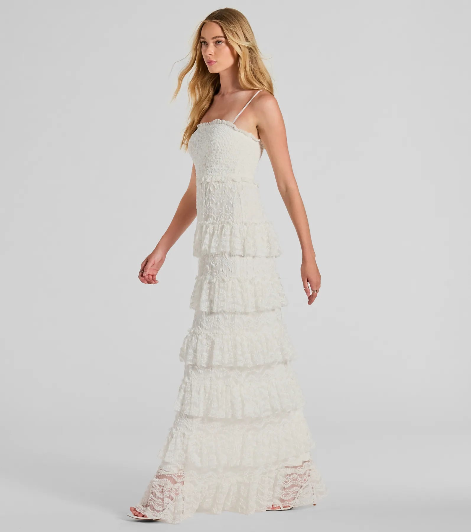 Ultimate Romance Sleeveless Lace Maxi Dress by Follow Your Heart