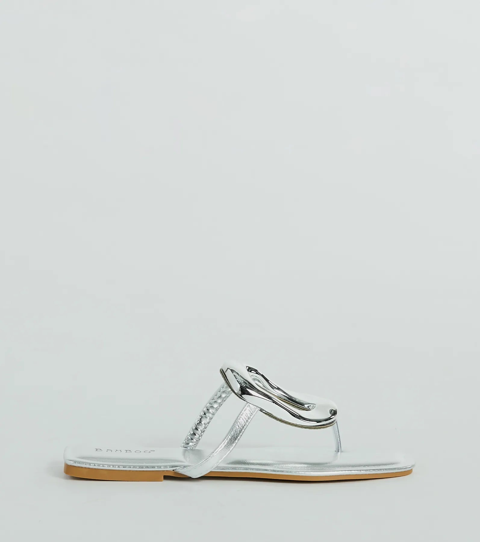 Ultimate Minimalist Square Ring Flat Sandals - Elegance Redefined