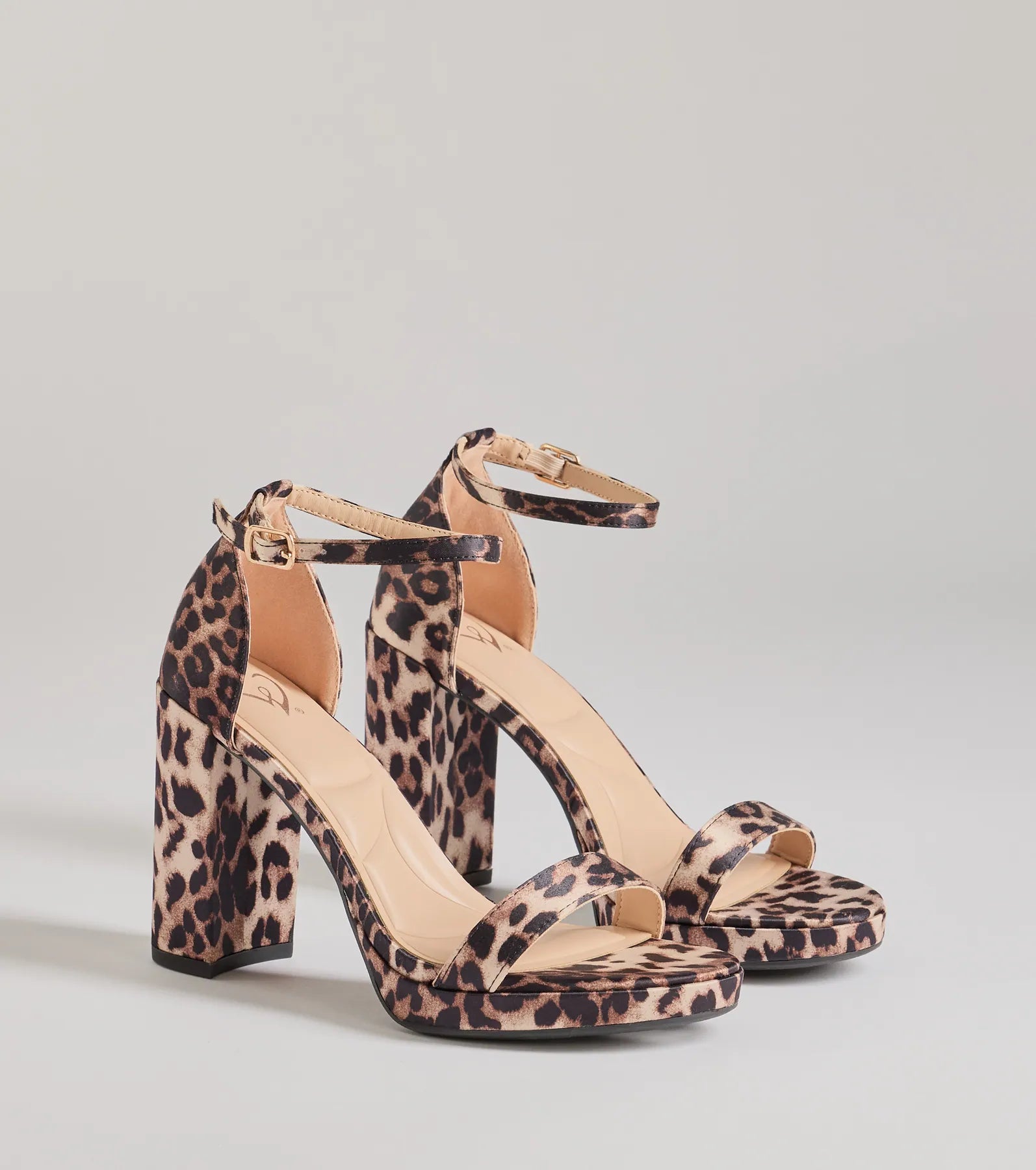 Ultimate Wild Glam Leopard Print Block Heels