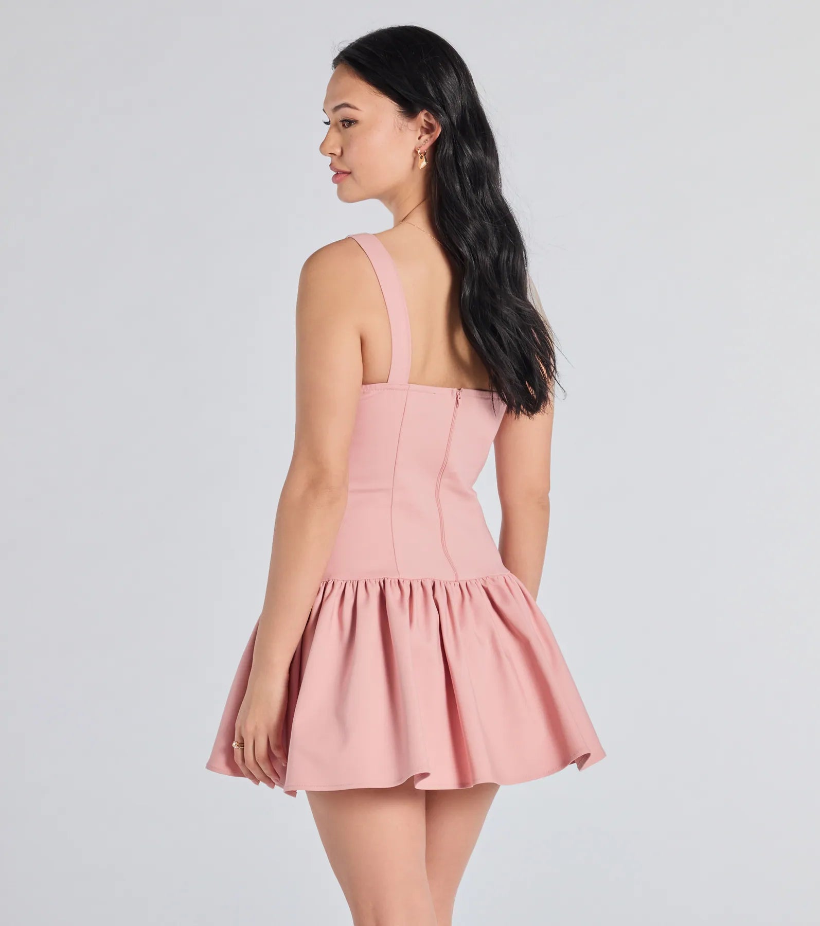 Premium Sleeveless Ruffle Skater Dress - Isn't She Lovely