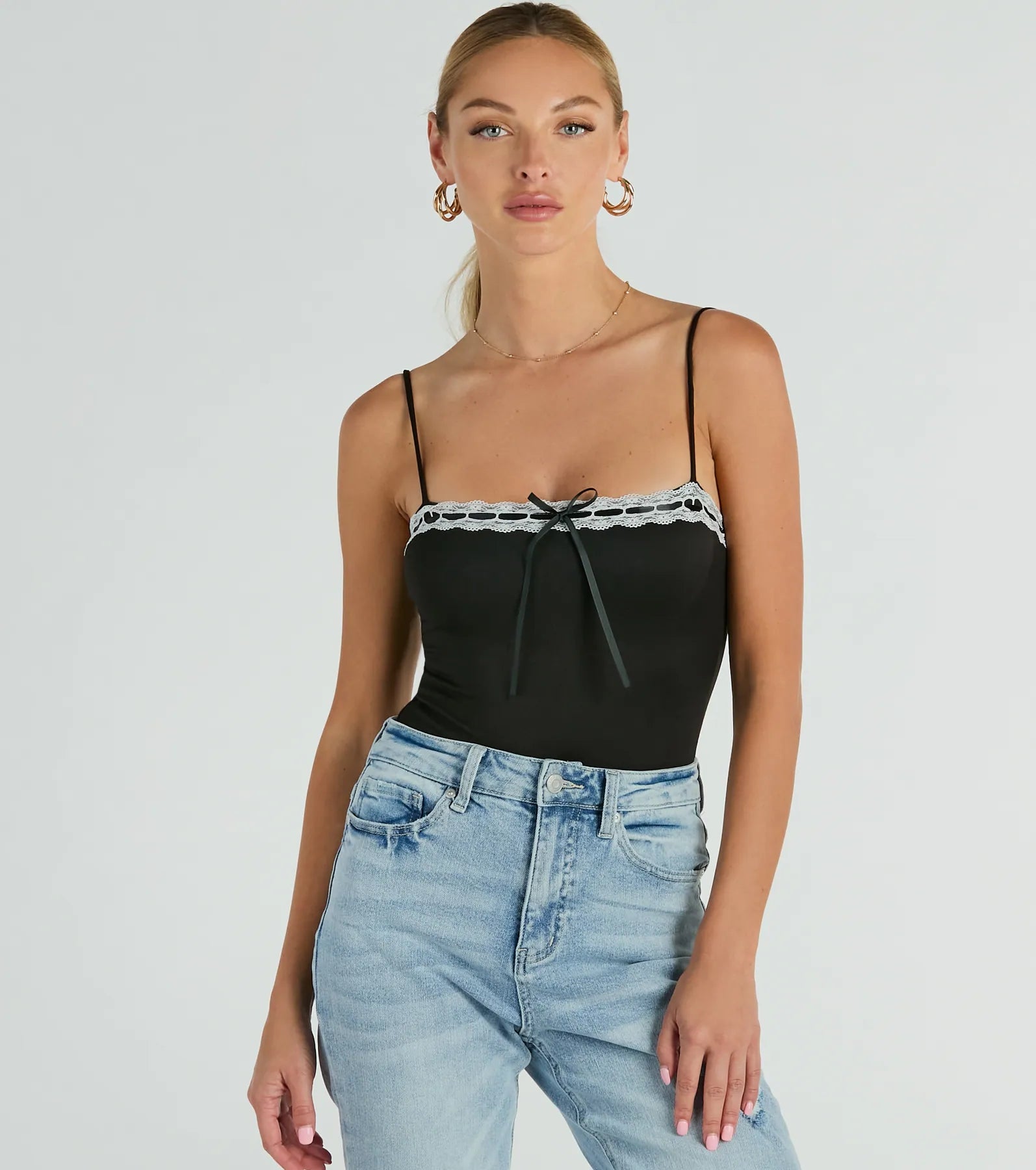 Premium Darling Sass Bodysuit: Ultimate Lace Trim Elegance