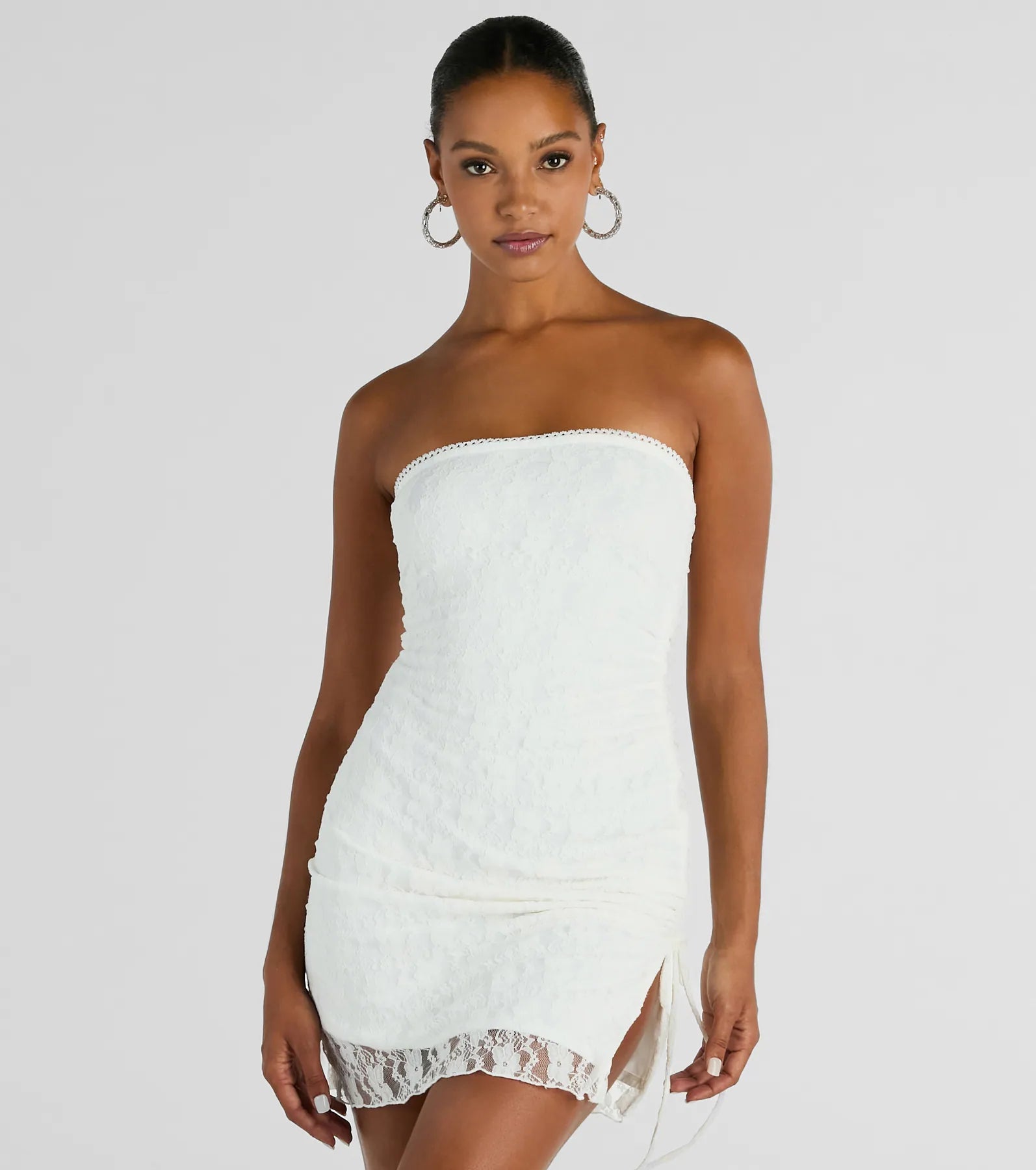 Ultimate Strapless Lace Mini Dress - Swoon-Worthy Summer Style