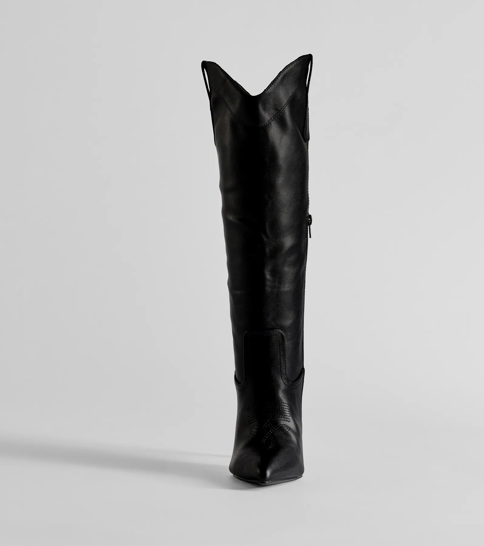 Premium Western Under-The-Knee Stiletto Boots - Ultimate Style Upgrade