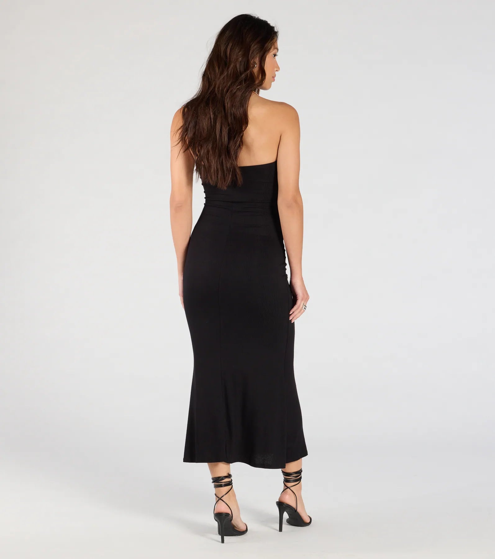 Ultimate Effortless Days Strapless Bodycon Midi Dress - Premium Sparkle Edition