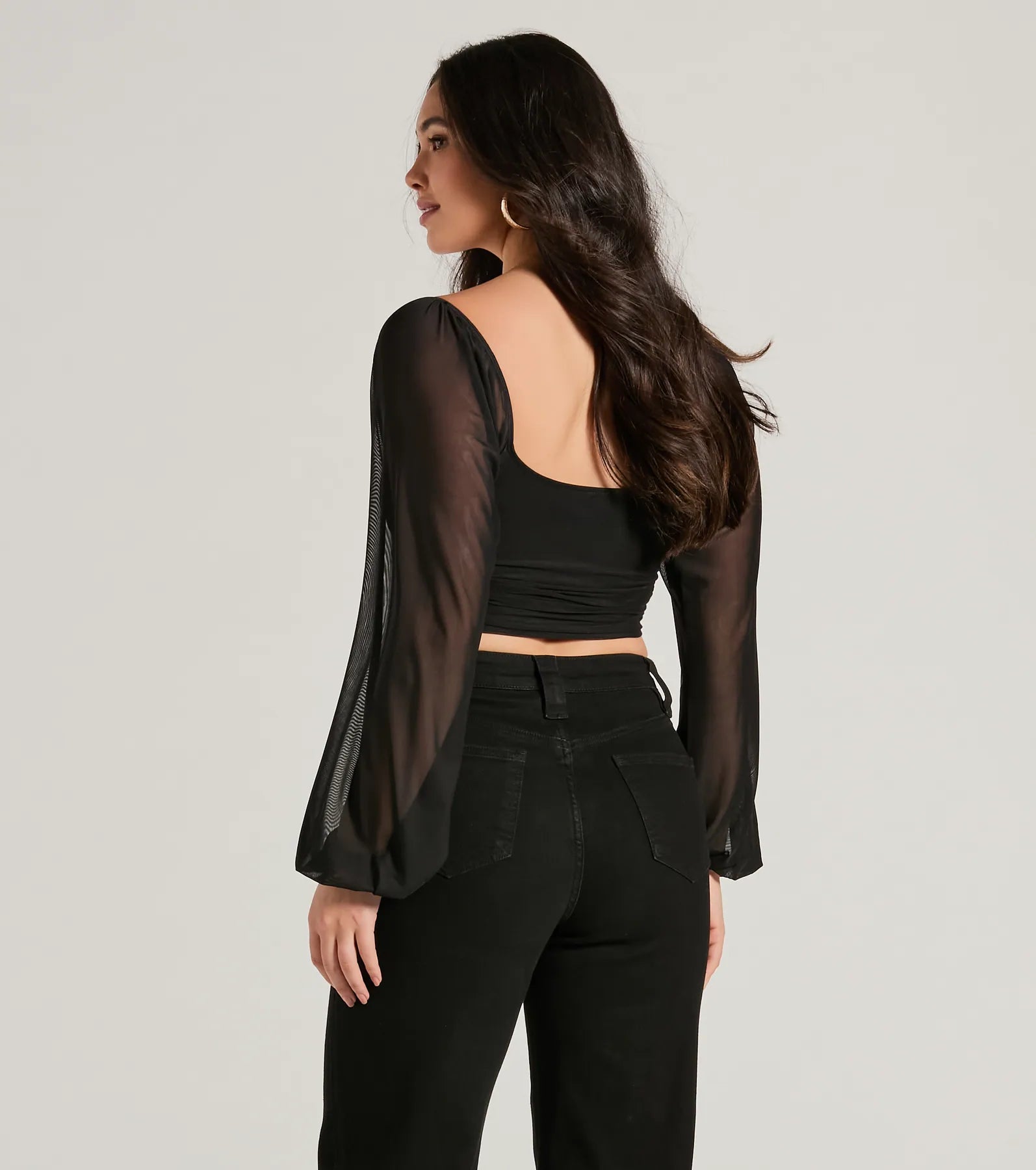 Ultimate Surplice V-Neck Crop Top - Stay Ahead of the Trend