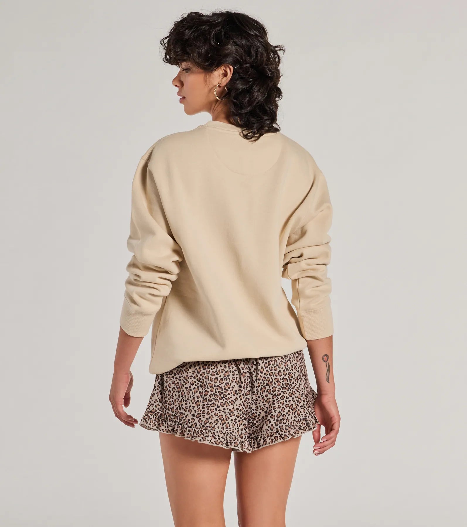 Ultimate Sporty Era Oversized Fleece Sweatshirt