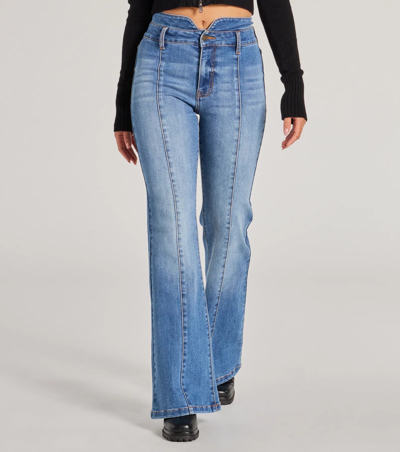 Ultimate High-Rise Flared Denim Jeans - So Extra Edition