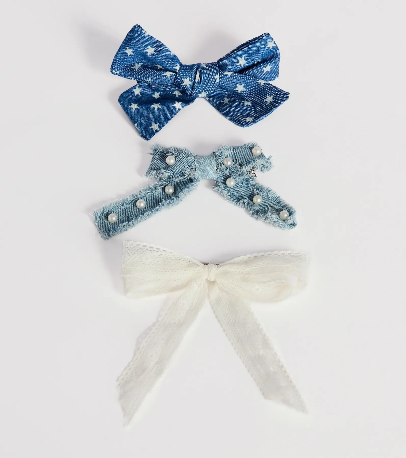 Ultimate Sweet Pop Trio Hair Bow Barrettes