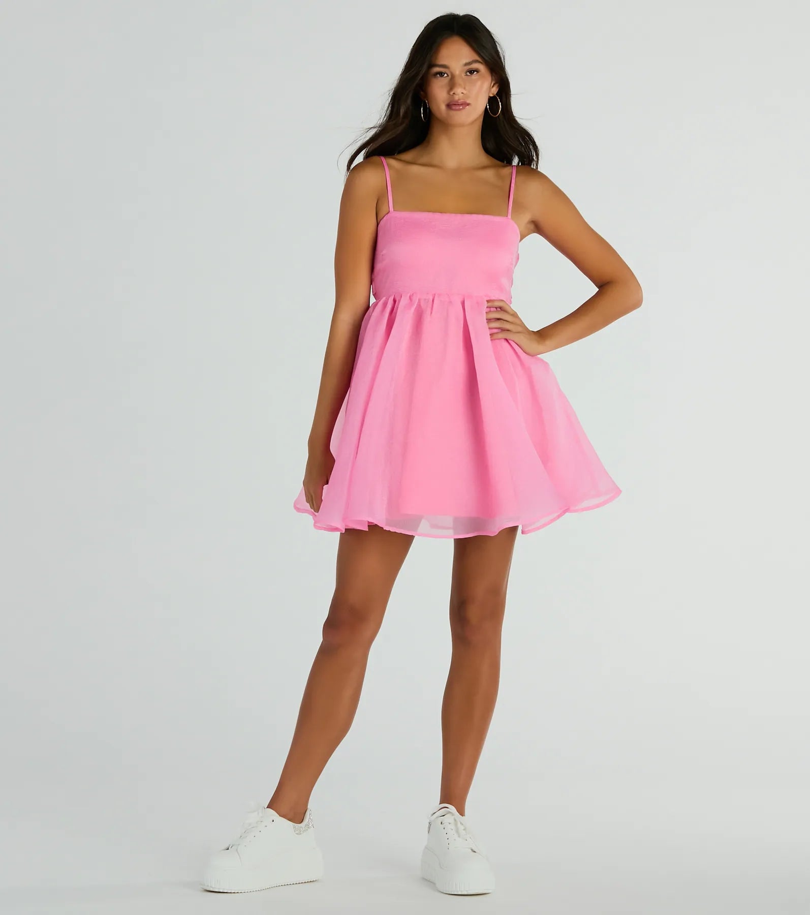 Ultimate Bow Back Babydoll Dress – The Party Essential