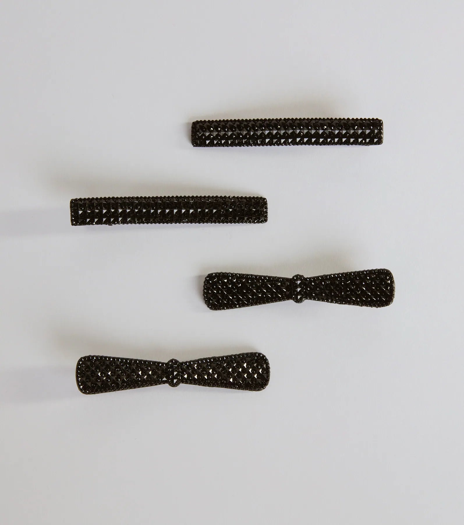 Premium Rhinestone Hair Barrette Set - Ultimate Glam Accessory