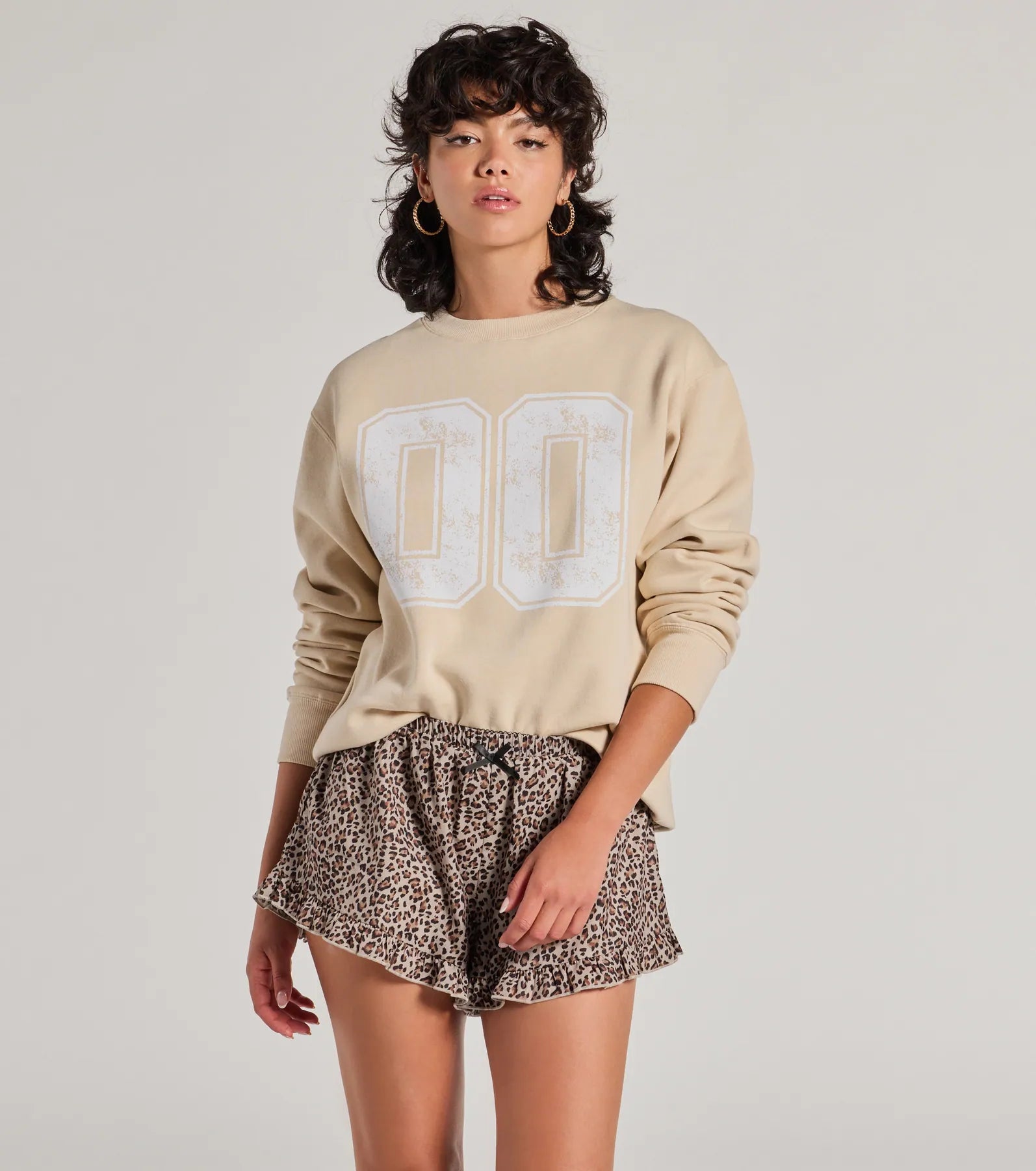 Ultimate Sporty Era Oversized Fleece Sweatshirt