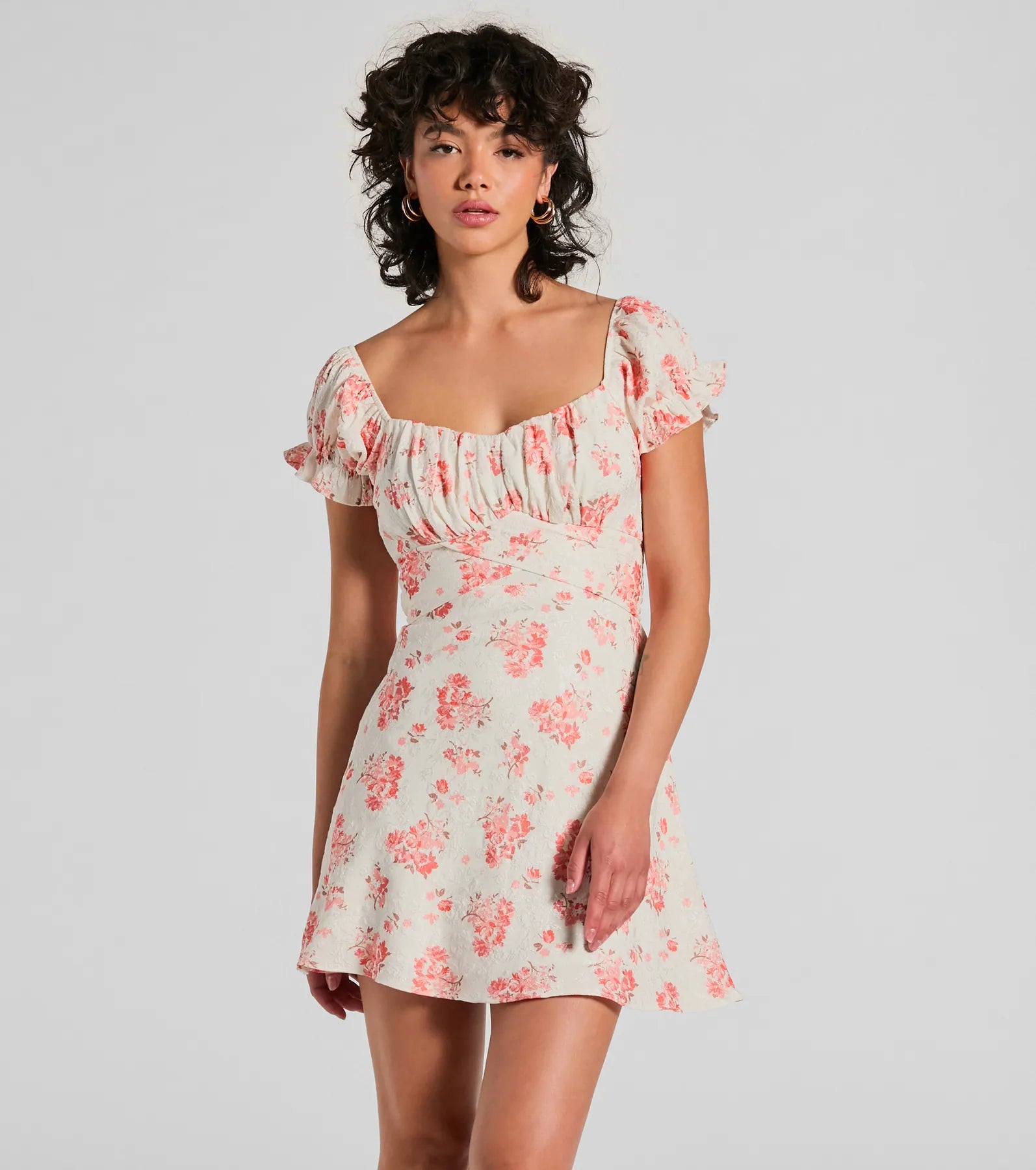 Ultimate Summer Floral Puff Sleeve Dress - Chic & Whimsical