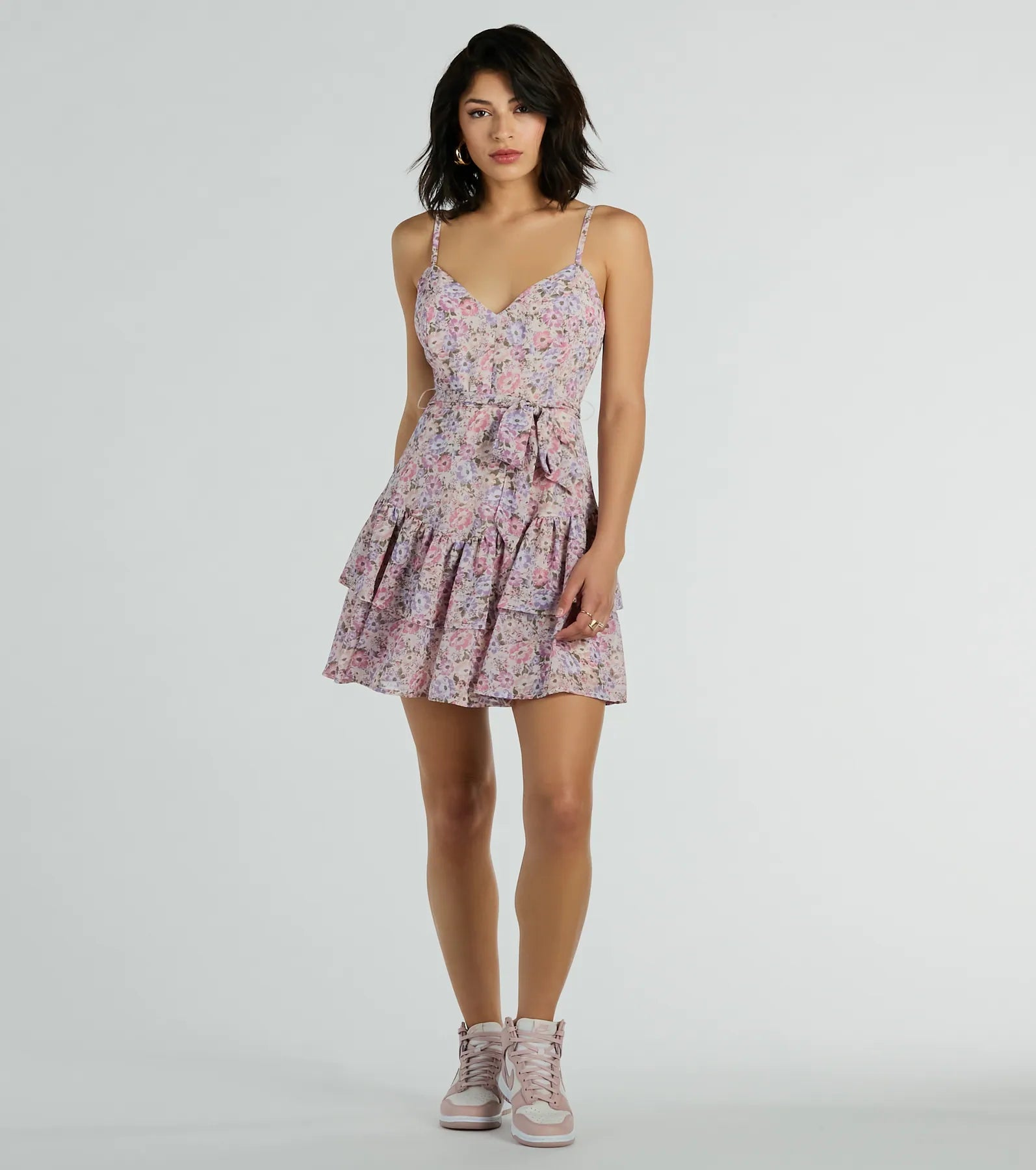 Ultimate Floral Chiffon Skater Dress - Sweeten Your Style