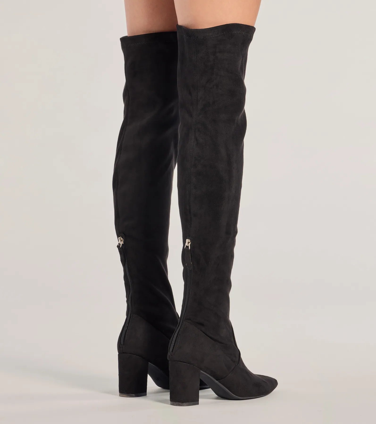 Premium Faux Suede Over-The-Knee Boots - Ultimate Style & Comfort