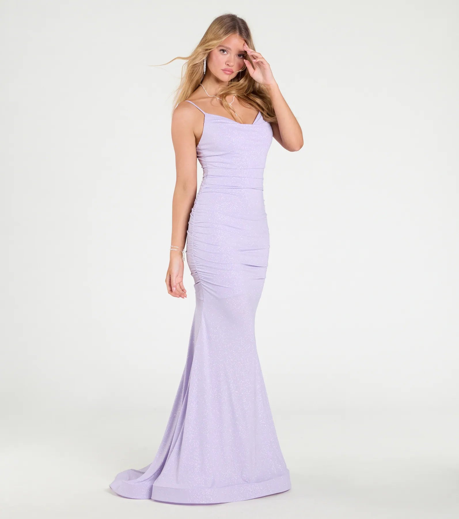 Klarissa Premium Glitter Mermaid Evening Gown