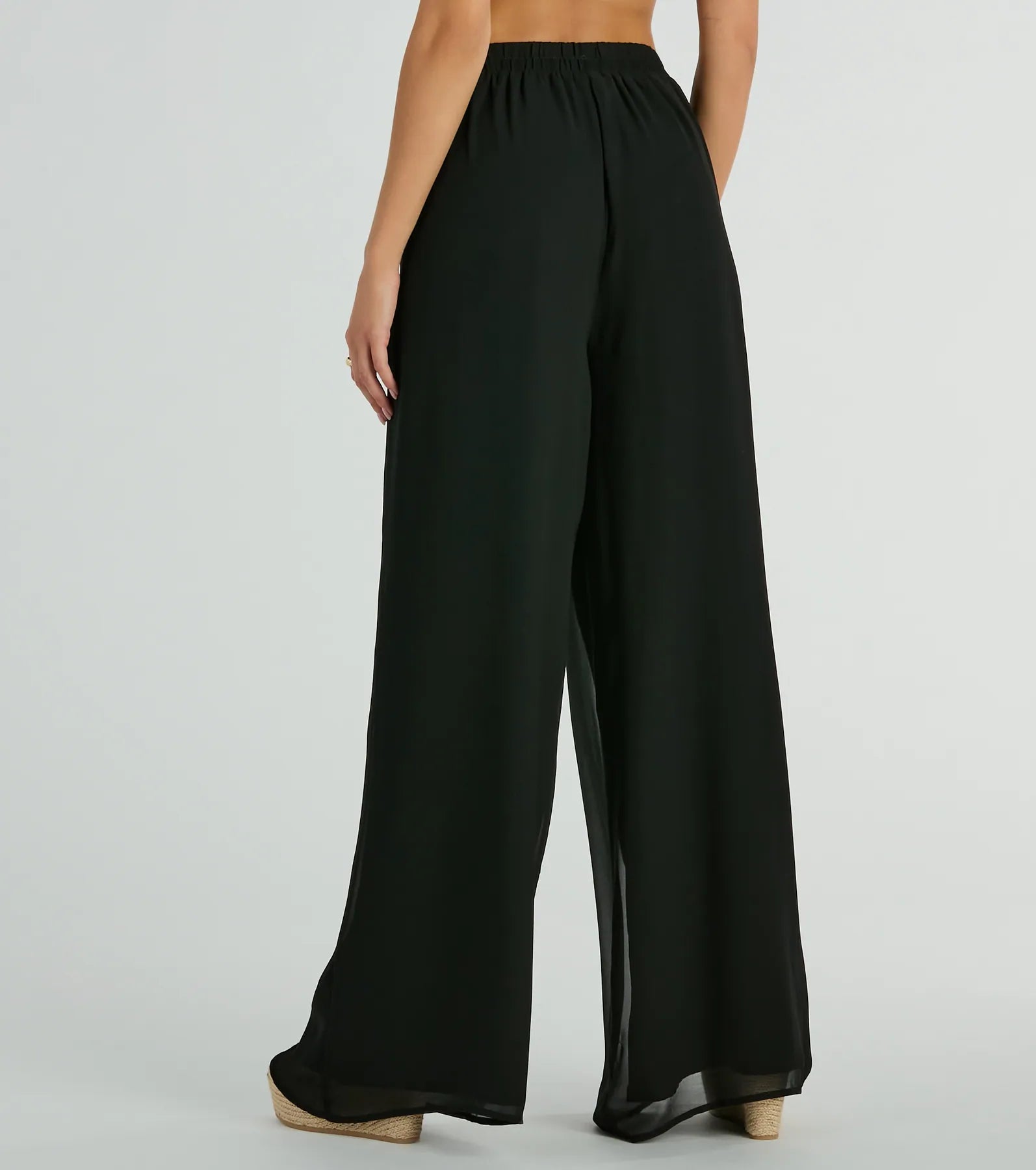 Ultimate Elegance Chiffon Palazzo Pants