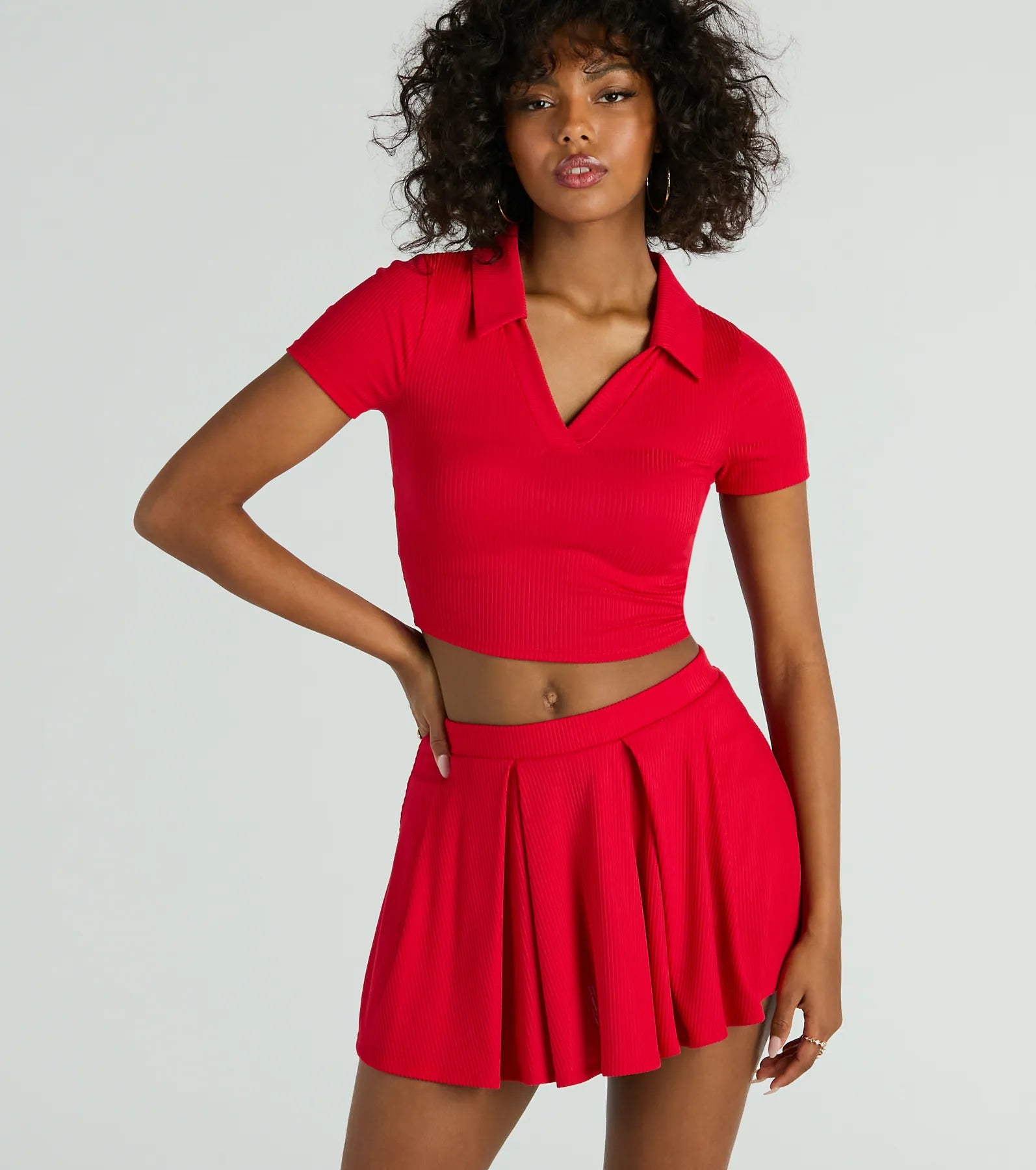 Ultimate Game Set High-Rise Pleated Mini Skort - Trendy & Stretchy