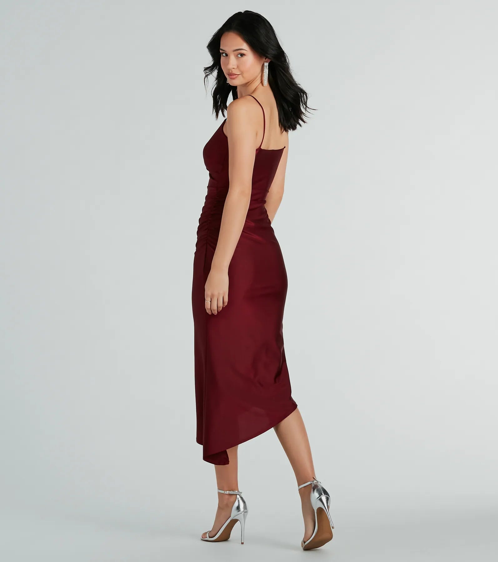 Ultimate Spotlight V-Neck Surplice Midi Dress