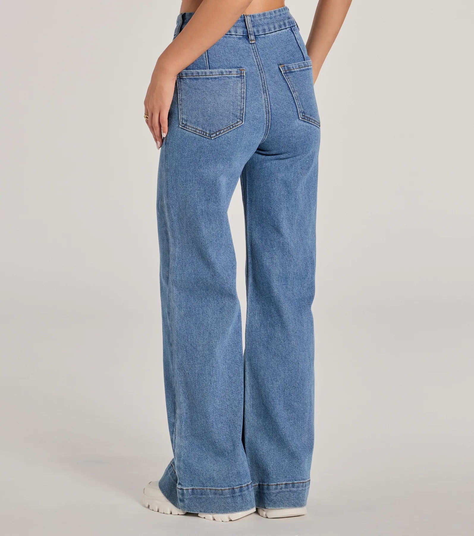 Ultimate Style Wide-Leg Denim Jeans