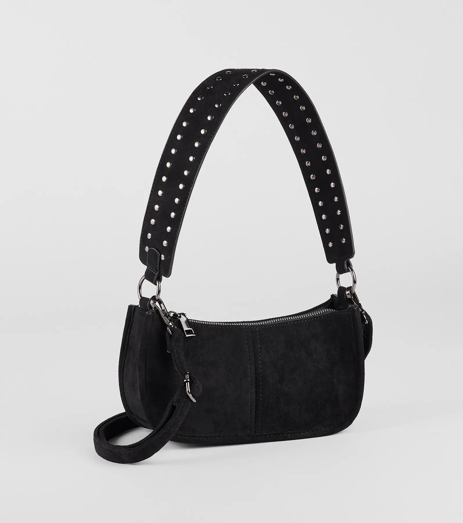 Ultimate Studded Faux Suede Shoulder Bag - Premium Style Upgrade