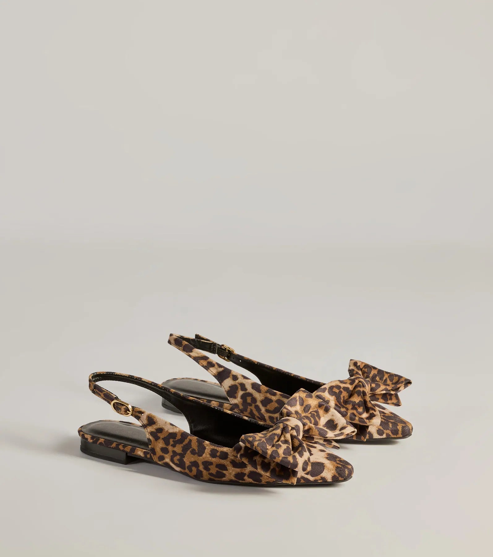 Ultimate Spotted Allure Leopard Print Bow Flats - Trendy & Chic